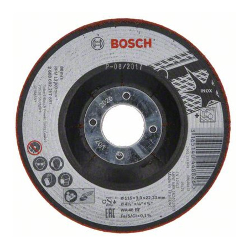 Bosch Schruppscheibe WA 46 BF Halbflexibel 115 mm 22,23 mm 3 mm