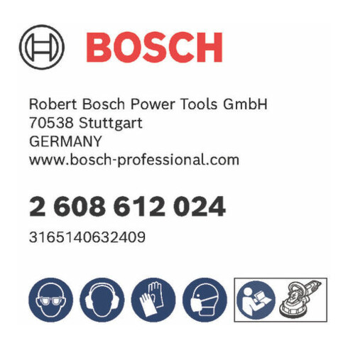 Bosch schuimschijf 170 mm