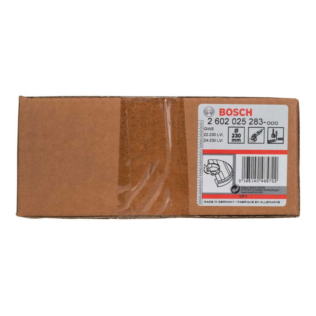 Bosch Schutzhaube mit Deckblech und Codierung