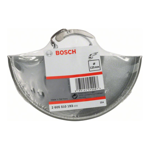 Bosch Schutzhaube ohne Deckblech 125 mm mit Codierung Schnellspannung