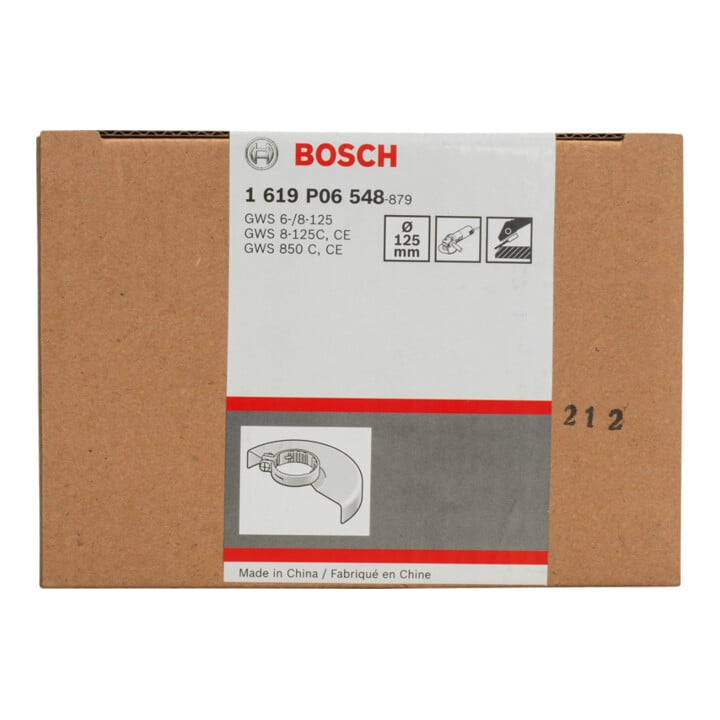 Bosch Schutzhaube ohne Deckblech 125 mm Schraubverschluss mit Codierung