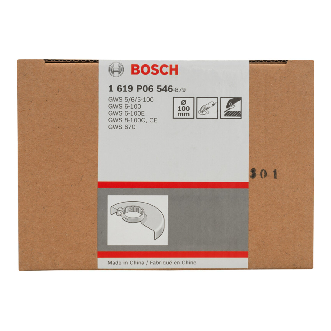Bosch Schutzhaube ohne Deckblech zum Schleifen 100 mm