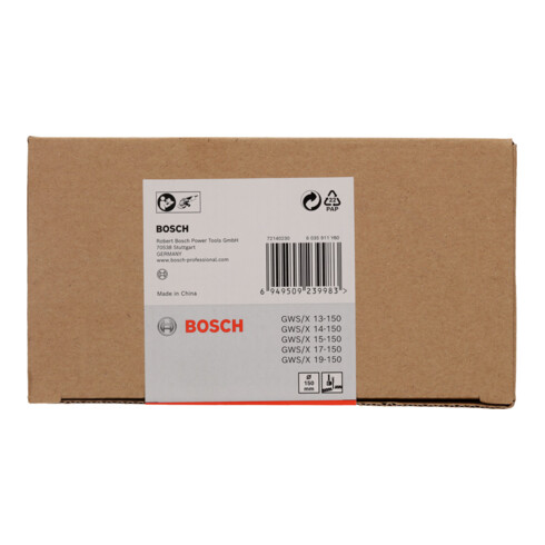 Bosch Schutzkombinationshaube zum Schneiden, Aufhebelung aus Metall