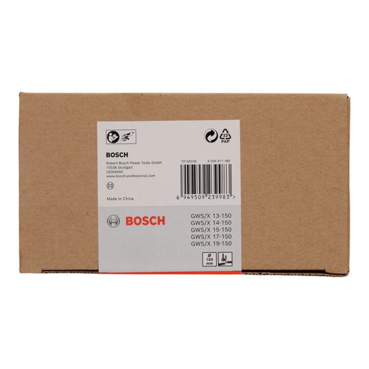 Bosch Schutzkombinationshaube zum Schneiden, Aufhebelung aus Metall