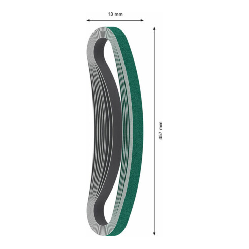 Bosch schuurband Y580 Best for Inox 13 x 457 mm 120