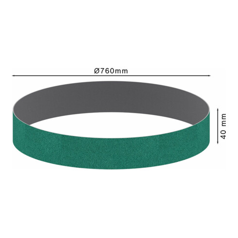 Bosch schuurband Y580 Best for Inox 40 x 760 mm 120