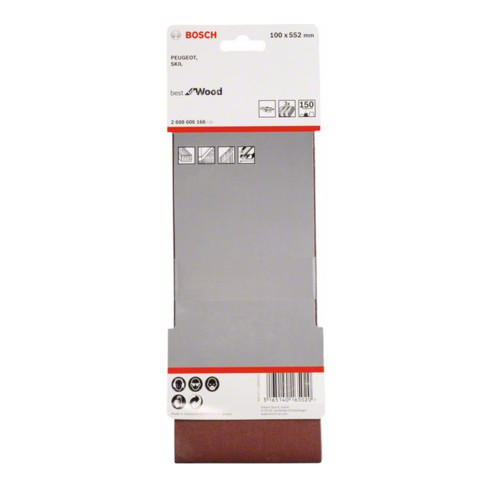 Bosch schuurbandenset X440 Best for Wood and Paint 100 x 552 mm 150