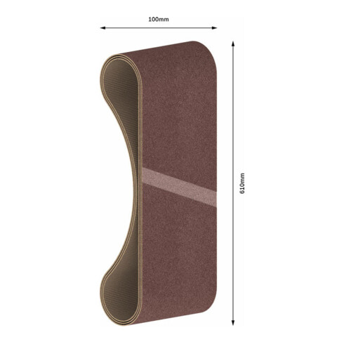 Bosch schuurbandenset X440 Best for Wood and Paint 100 x 610 mm 40