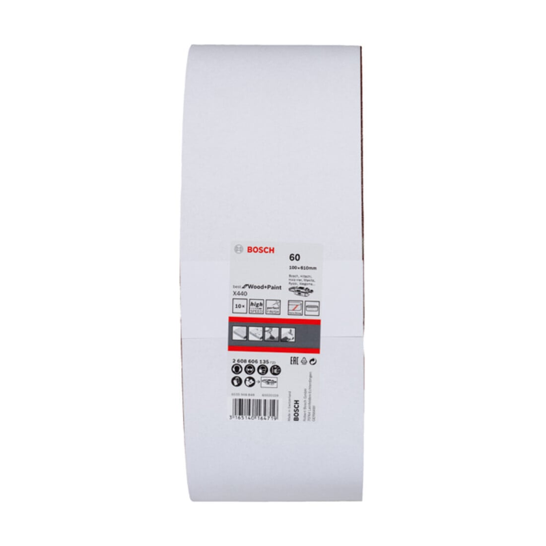 Bosch schuurbandenset X440 Best for Wood and Paint 100 x 610 mm 60