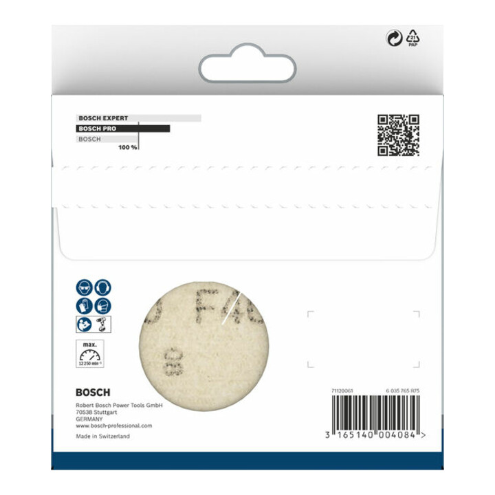 Bosch schuurbladen-set F460 Expert for Wood en lak 125 mm 40 - 180