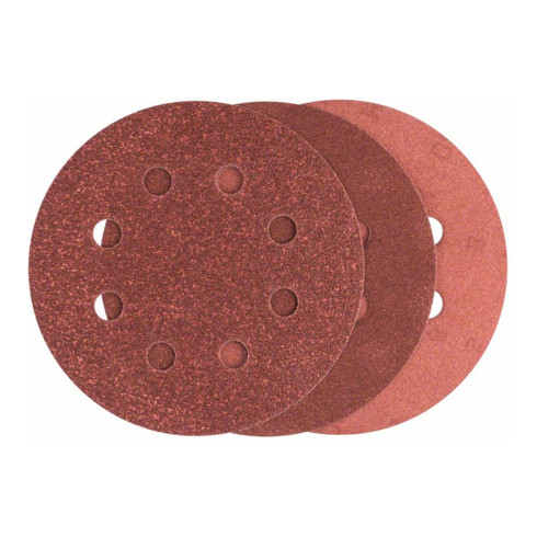 Bosch schuurbladset voor excenterschuurmachines, 25-delig, ongeperforeerd, 115 mm, 80 - 240