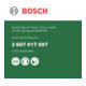 Bosch Schuurvelset voor schuurmachines, 25-delig, 8 gaten, 93 x 230 mm