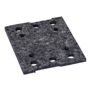 Bosch schuurplateau 110 x 100 mm met vilt