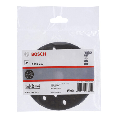 Bosch schuurschijfbeschermer 115 mm voor excentrische schuurmachines
