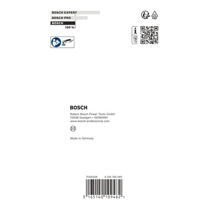 Bosch schuurtong plat voor Bosch driehoekschuurmachines