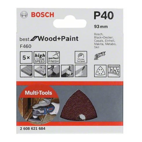 Bosch schuurpapier F460 BfWP, 93 mm