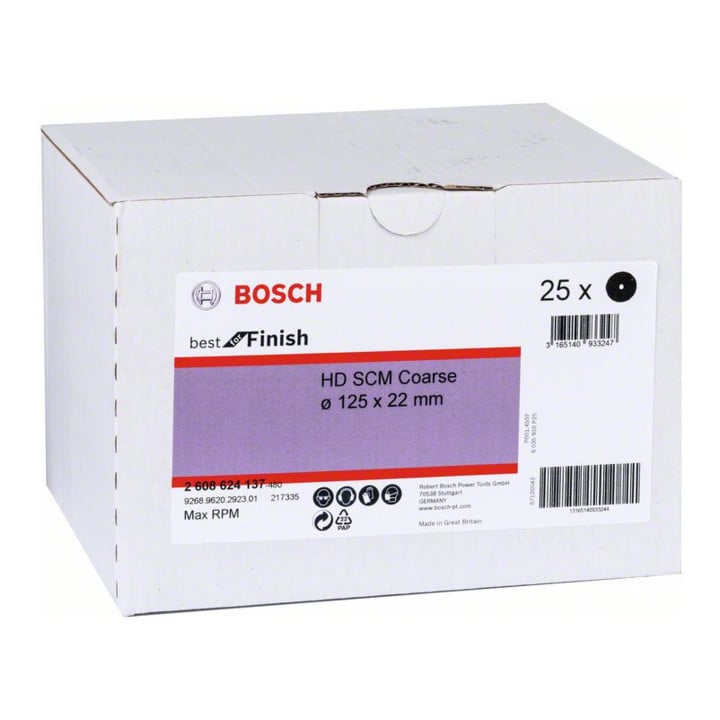 Bosch schuurvlies SCM grof 125 mm