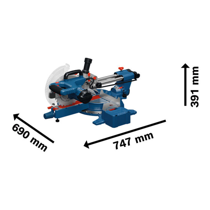 Bosch Scie à onglets et à coupe radiale GCM305-216S PRO filaire