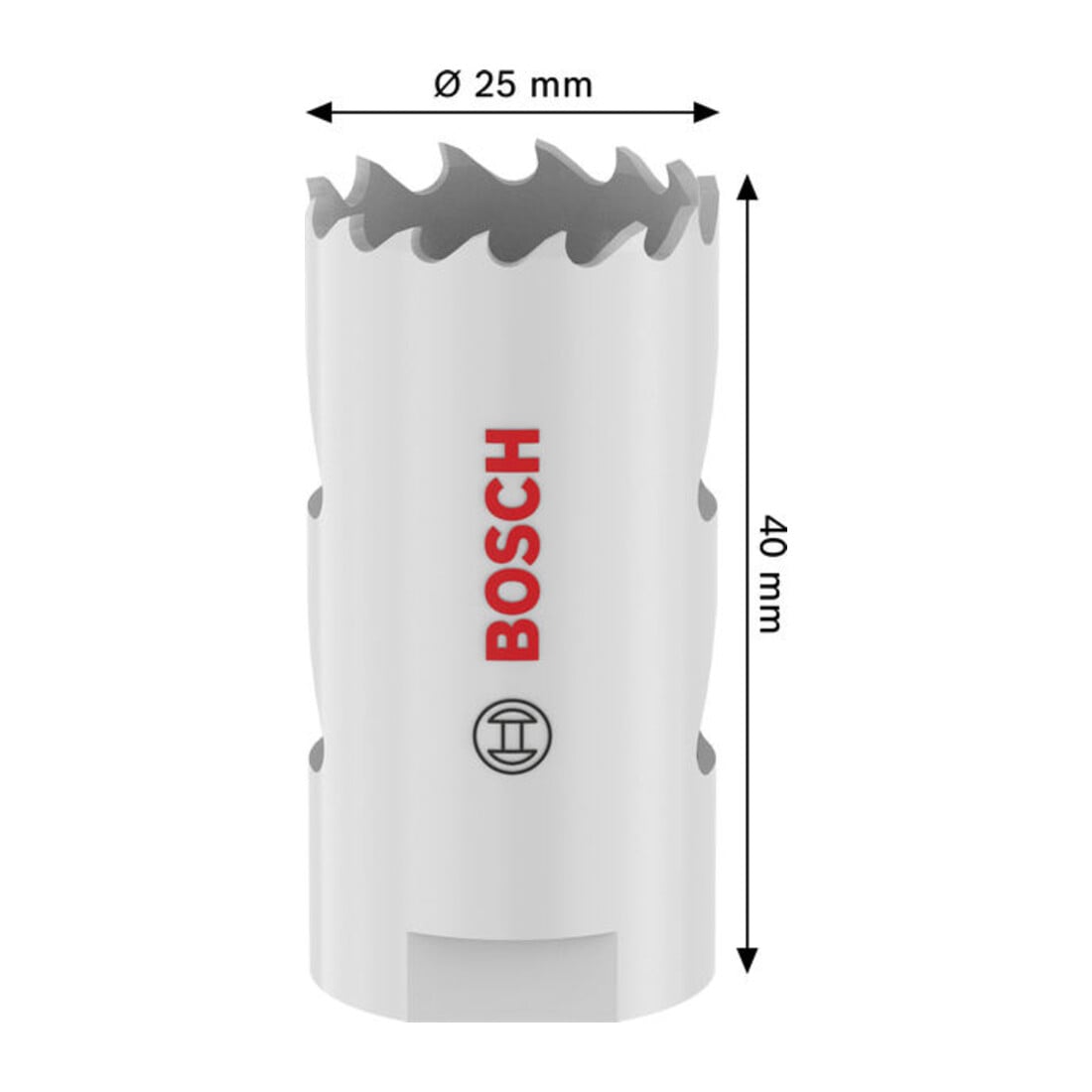 Bosch Scie-cloche multi-matériaux avec filetage, 25 x 40 mm