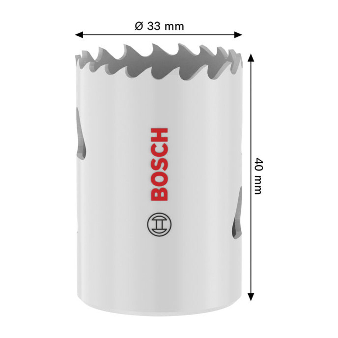 Bosch Scie-cloche multi-matériaux avec filetage, 33 x 40 mm