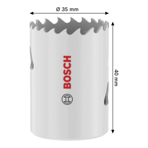 Bosch Scie-cloche multi-matériaux avec filetage, 35 x 40 mm