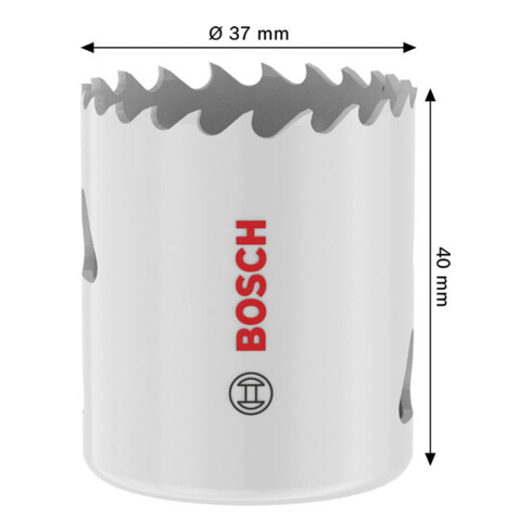Bosch Scie-cloche multi-matériaux avec filetage, 37 x 40 mm