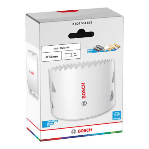 Bosch Scie-cloche multi-matériaux avec filetage, 73 x 40 mm