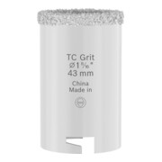 Bosch Scie-cloche pour briques et carreaux souples avec porte-outil, 43 x 60 mm