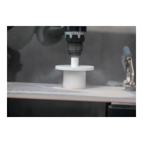 Bosch Scie-cloche pour briques et carreaux souples avec porte-outil, 43 x 60 mm