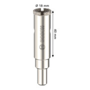 Bosch Scie-cloche pour carrelage avec porte-outil, 18 x 40 mm-5