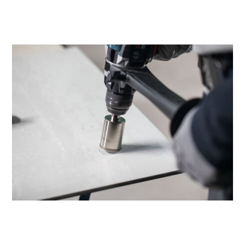 Bosch Scie-cloche pour carrelage avec porte-outil, 35 × 40 mm