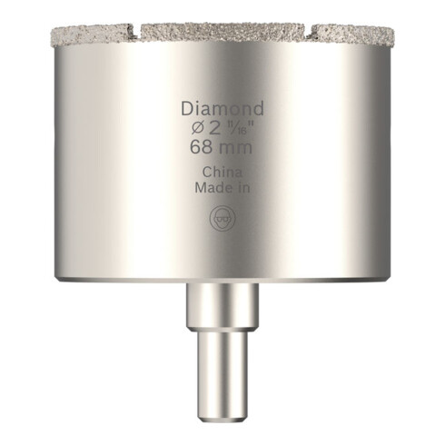 Bosch Scie-cloche pour carrelage avec porte-outil, 68 x 40 mm