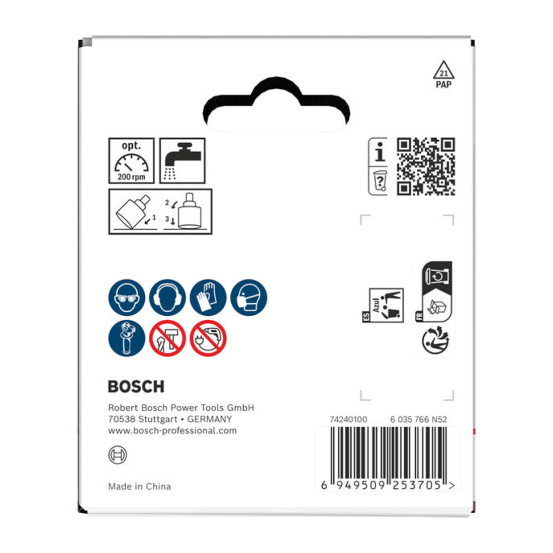 Bosch Scie-cloche pour carrelage avec porte-outil, 83 × 40 mm