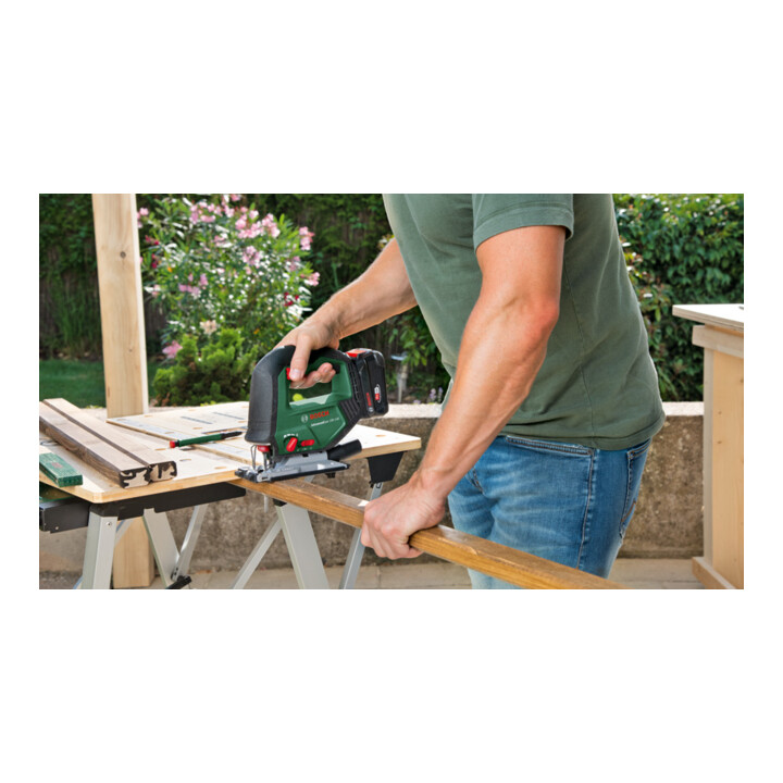 Bosch Scie sauteuse sans fil AdvancedSaw 18V-140, 1 x batterie PBA 18V 2.0Ah