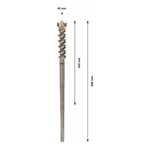 Bosch SDS max-9 doorbraakboor 45 x 450 x 600 mm