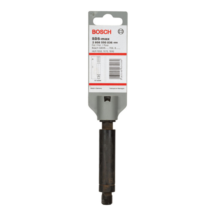 Bosch SDS max-Aufnahmeschaft für Bohrfutter 1/2"-20 UNF
