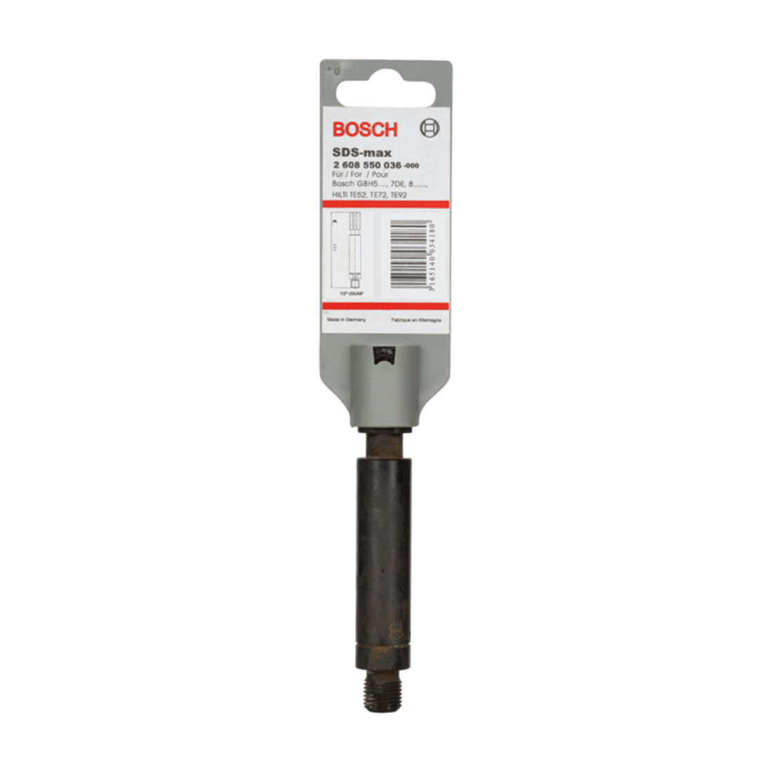 Bosch SDS max-Aufnahmeschaft für Bohrfutter 1/2"-20 UNF
