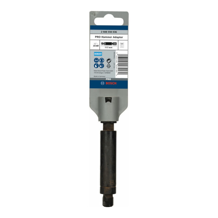 Bosch SDS max-Aufnahmeschaft für Bohrfutter 1/2"-20 UNF
