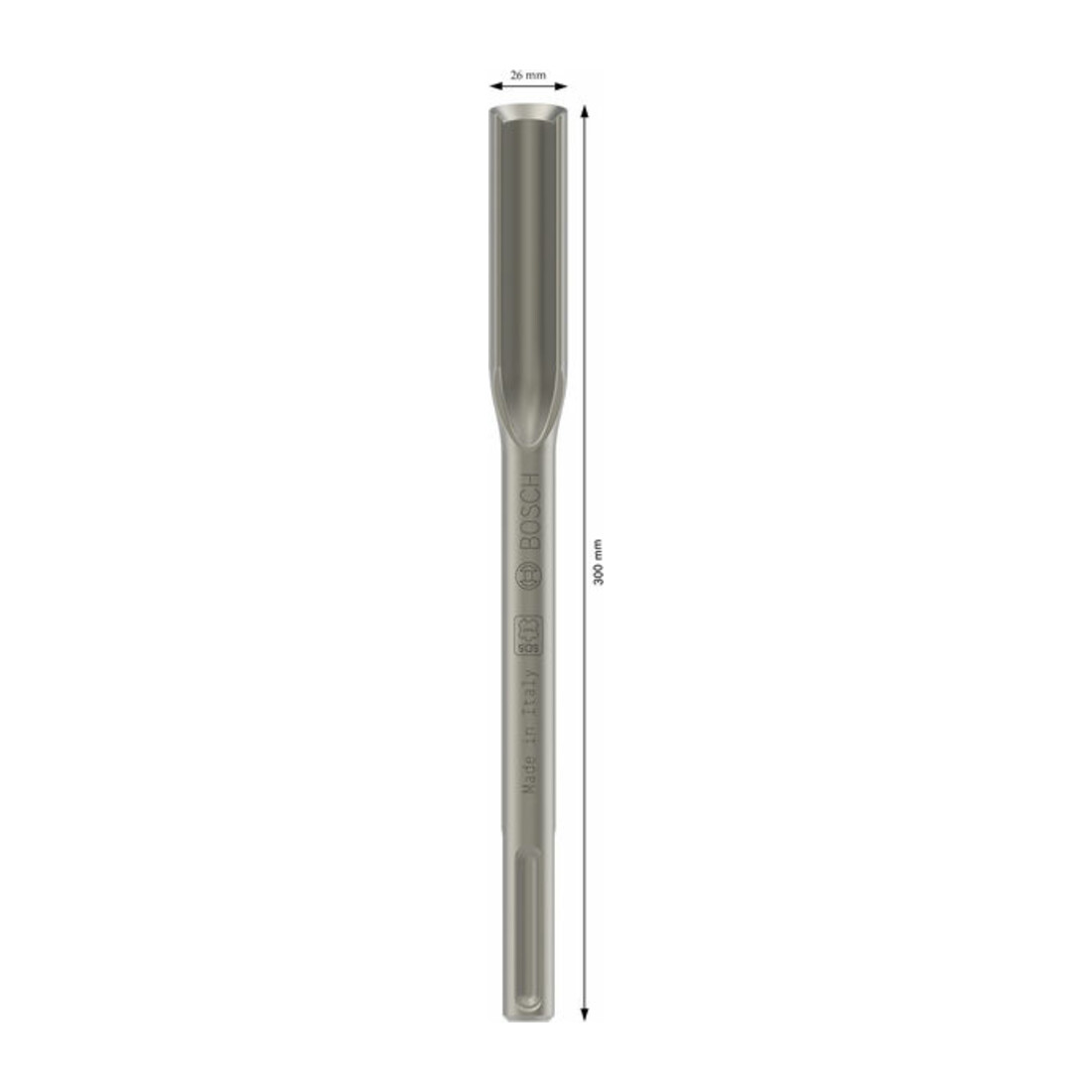 Bosch SDS max guts Totale lengte x snijkant: 300 x 26 mm