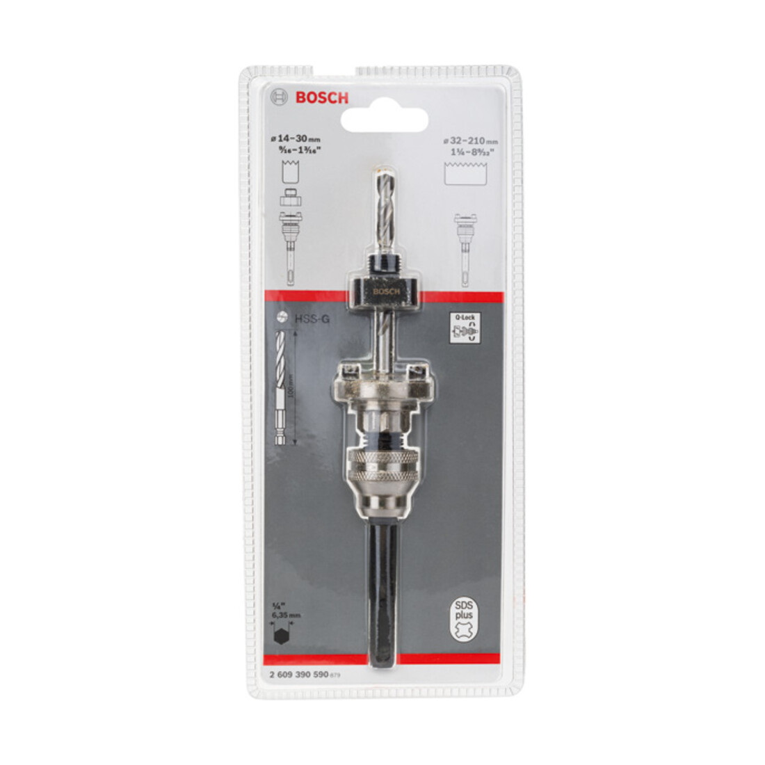 Bosch SDS plus adapter 14 - 210 mm