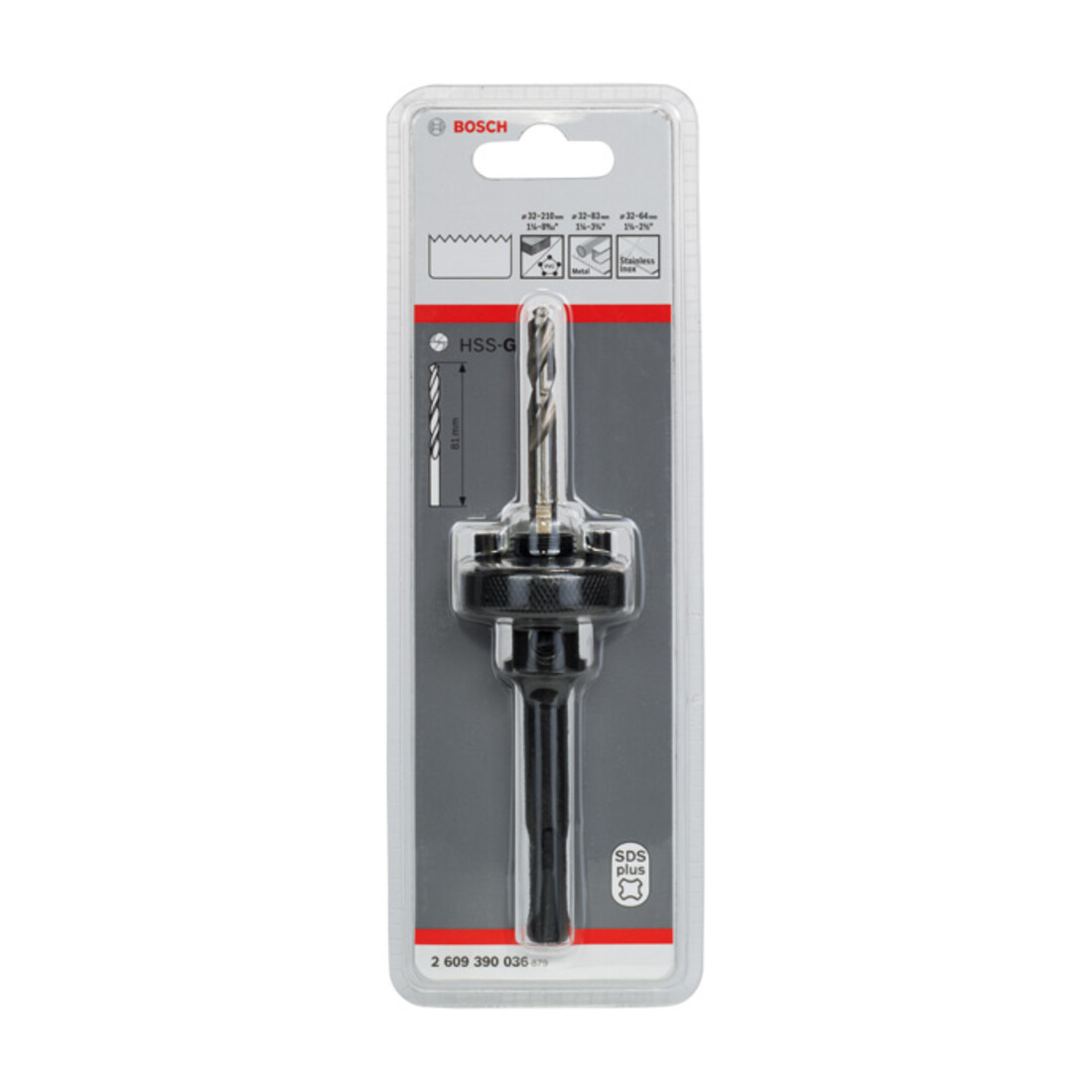 Bosch SDS plus-Adapter 5/8" - 18 UNF 32 bis 210 mm