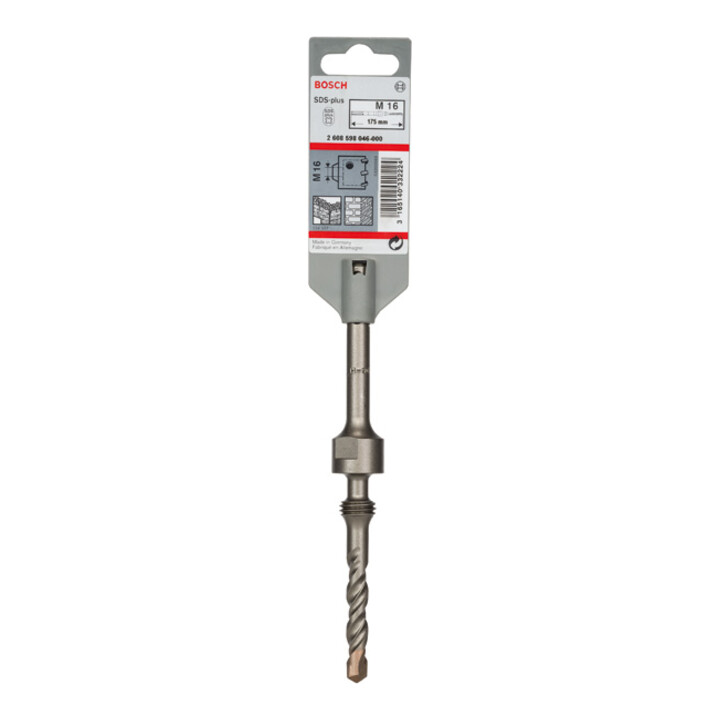 Bosch SDS plus-Aufnahmeschaft für Hohlbohrkronen mit M 16 175 mm