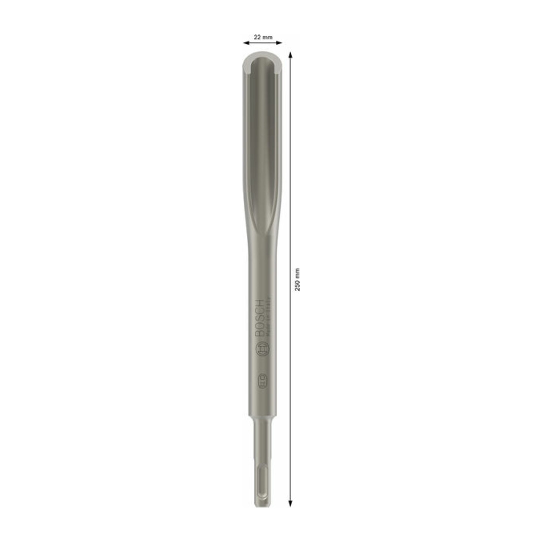 Bosch SDS plus guts totale lengte x snijkant: 250 x 22 mm