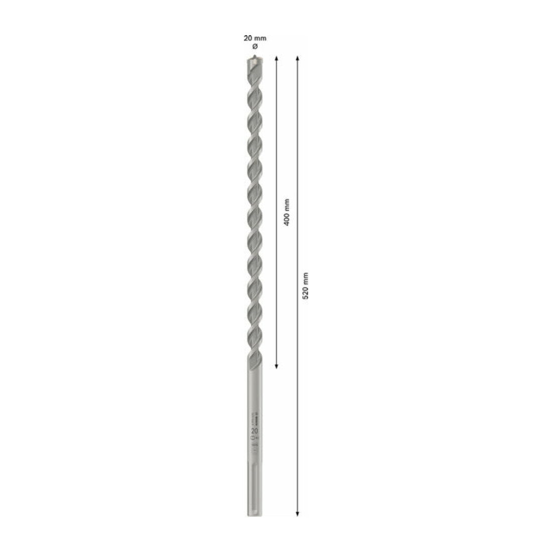 Bosch SDSmax Bohrer max-4 20x400x520 mm