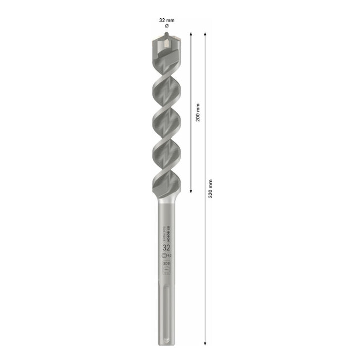 Bosch SDSmax Bohrer max-4 32x200x320 mm