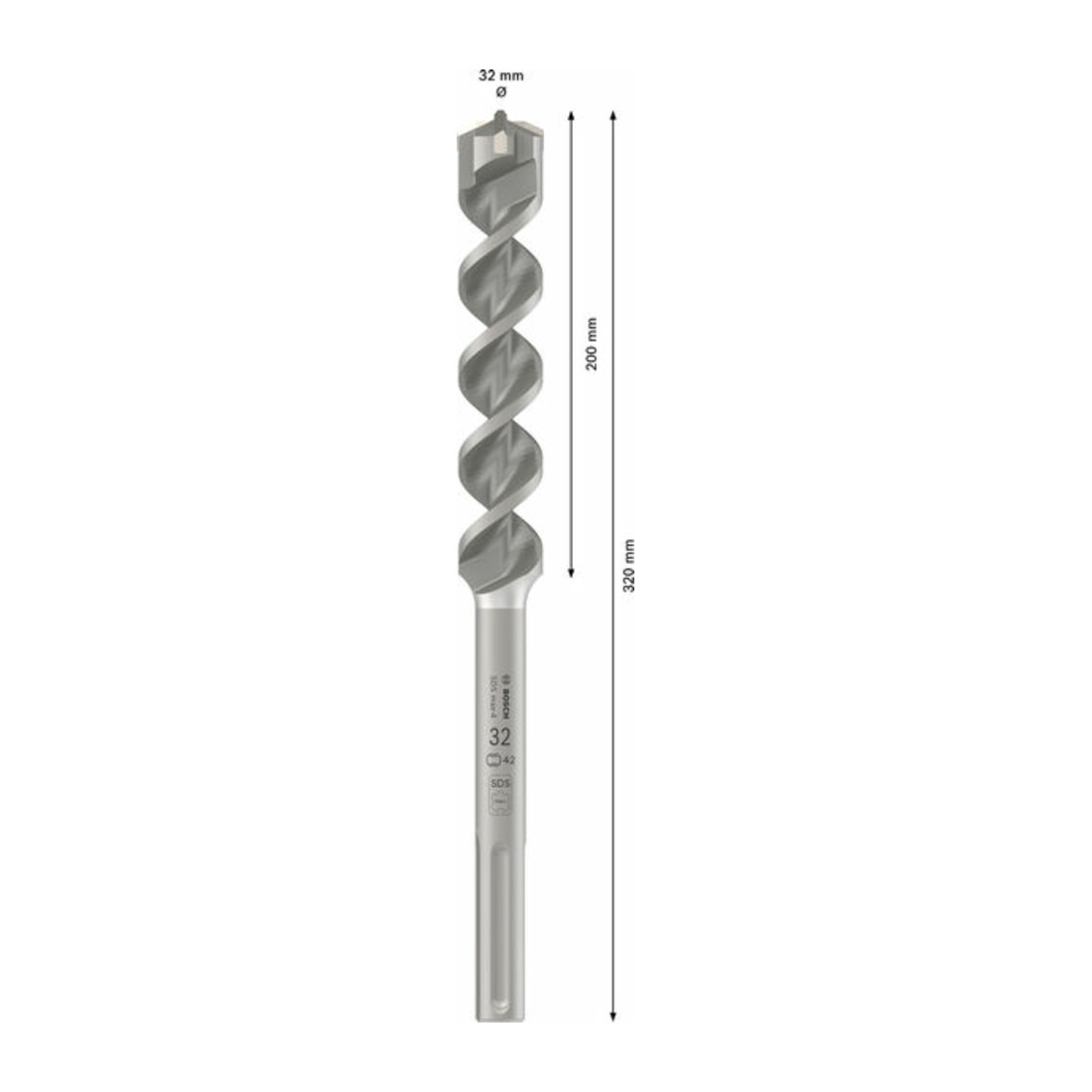 Bosch SDSmax Bohrer max-4 32x200x320 mm
