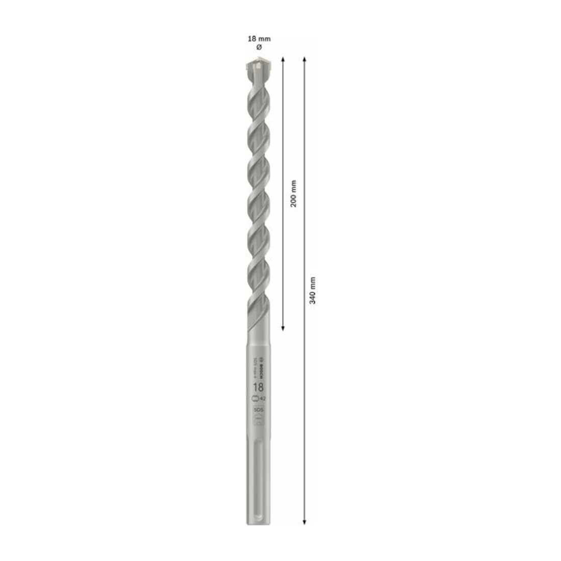 Bosch SDSmax boor max-4 18x200x340 mm