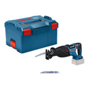 Bosch Sega a gattuccio a batteria GSA 18V-28 con L-BOXX