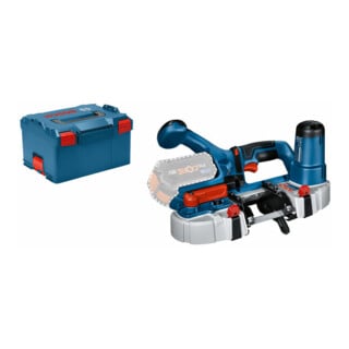 Bosch Sega a nastro a batteria GCB 18 V-63, Solo Version, L-BOXX