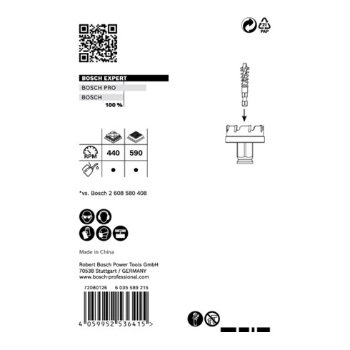 Bosch Sega a tazza EXPERT Sheet Metal